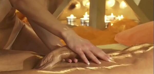  Pretty Blonde MILF Perfect Handjob Massage